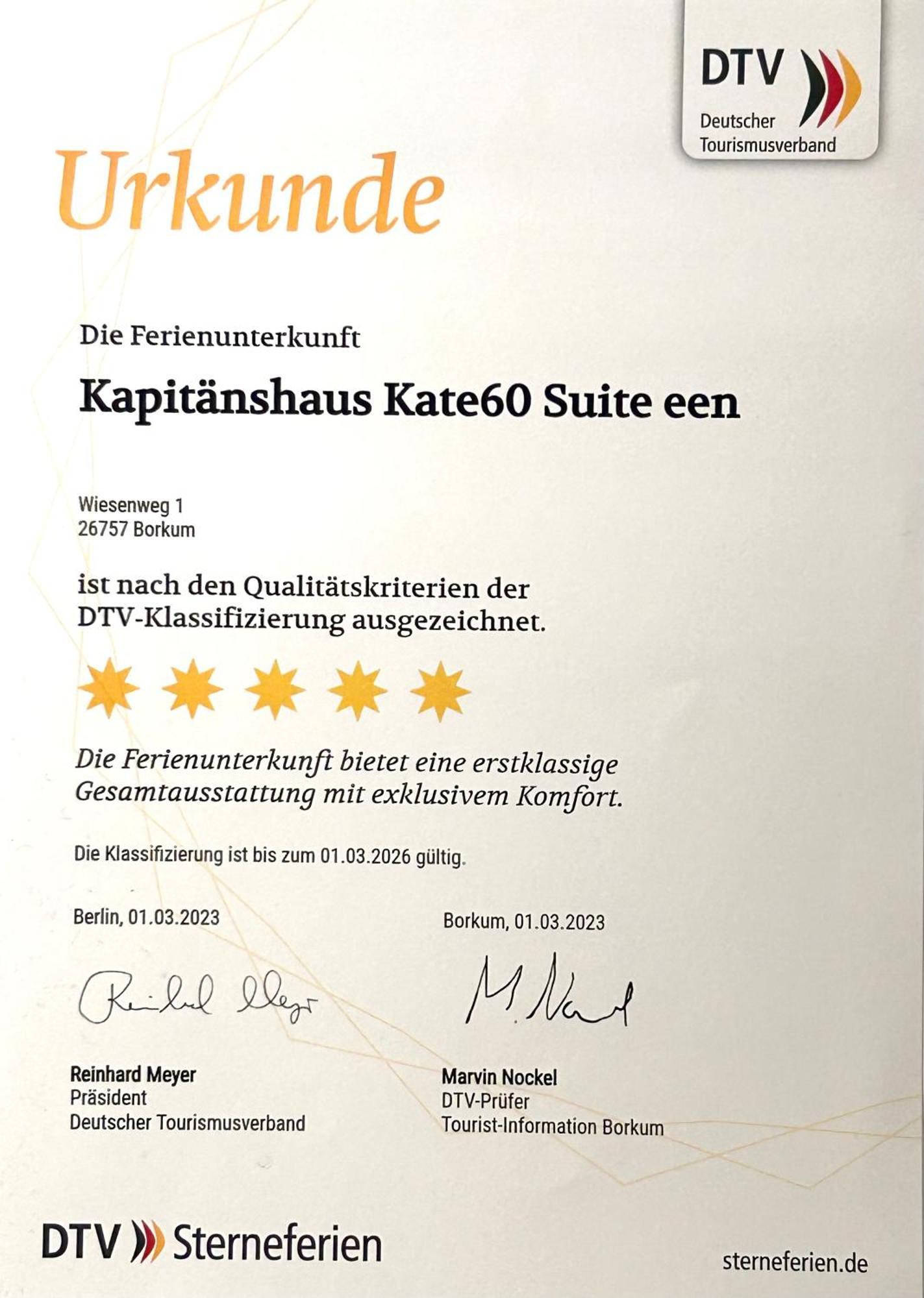 Kapitaenshaus Kate60 Villa Borkum Dış mekan fotoğraf